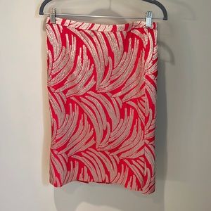 Beautiful JCrew Pencil Skirt with Pleated Rear Hem